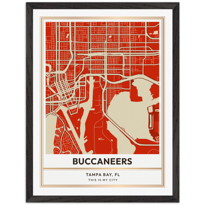 Framed Customizable Sentimental Moment Street Map
