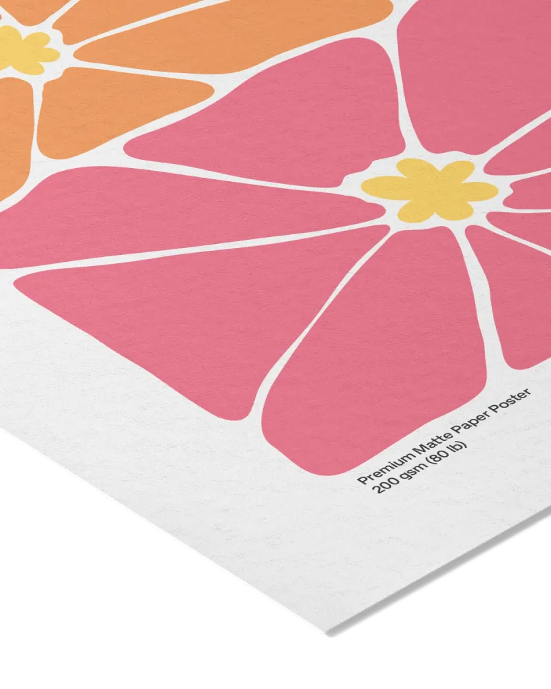A close up photo of Premium Matte Poster Paper of 200gsm
